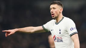 Clément Lenglet avec Tottenham en avril 2023