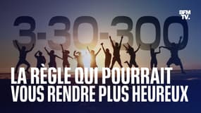 La règle des "3-30-300" serait une des clefs pour une meilleure santé mentale, selon une étude