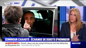 Éric Zemmour échange un doigt d'honneur avec une passante à Marseille