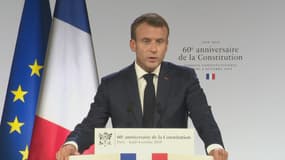 "La réforme constitutionnelle est une réponse à la crise de nos institutions" déclare Emmanuel Macron