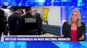 Des élus favorables au pass vaccinal menacés - 02/01