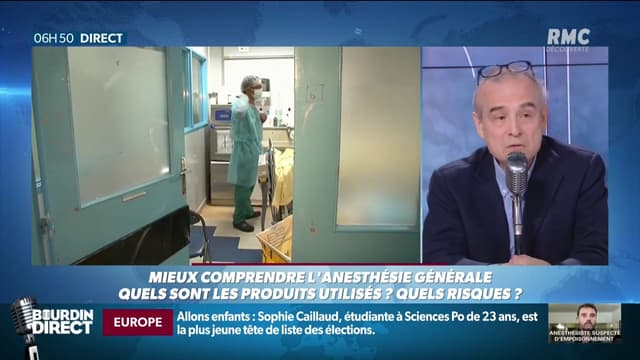 Le professeur Francis Bonnet médecin anesthésiste à l’hôpital Thonon à Paris et administrateur de la société française d’anesthésie et de réanimation.