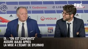 OL : "On est confiants" assure Aulas après la mise à l'écart de Sylvinho