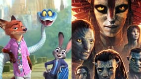 Les films "Zootopie 2" et "Avatar: De feu et de cendres". 