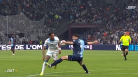 La main de Gautier Lloris lors d'OM-Le Havre, le 18 octobre 2025.