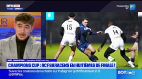 Rugby: RCT-Saracens en huitièmes de finale de Champions Cup