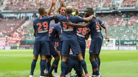 La joie collective des joueurs du PSG