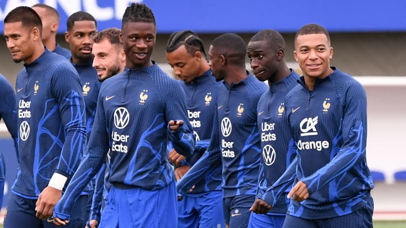 Entraînement équipe de France