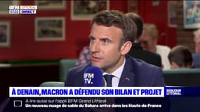 Nord: Emmanuel Macron a défendu son bilan et son projet à Denain lundi