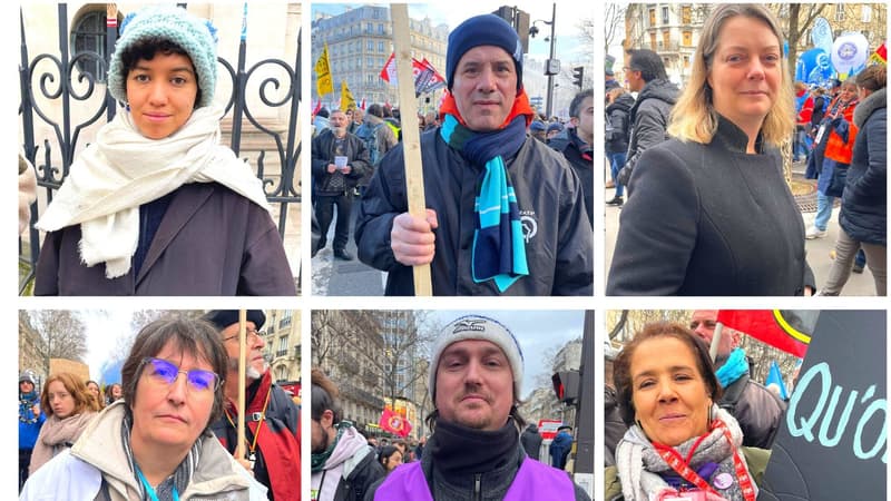 Infirmière, ouvrier, fonctionnaire... De nombreux Français sont descendus dans la rue ce mardi pour manifester contre la réforme des retraites.