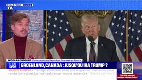 Canada, Groenland, Panama...Pour Nicolas Conquer (Republican Overseas France), Donald Trump "joue sur cet art de la négociation"