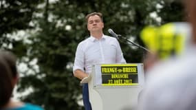Le président de l'association Anticor, Jean-Christophe Picard, le 27 août 2017 à Frangy-en-Bresse