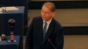 Philippe Lamberts s'est adressé à Emmanuel Macron au Parlement européen.