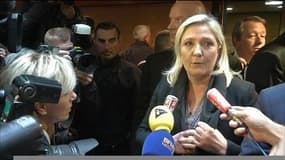 Marine Le Pen: "Je suis venue défendre la liberté d'expression"