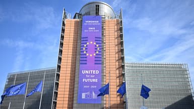 Le bâtiment de la Commission européenne. 