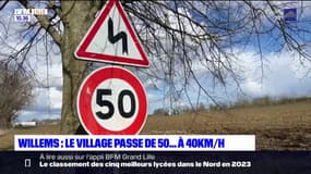 Nord: la vitesse réduite à 40 km/h sur certains axes de Willems