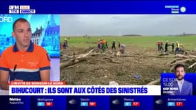 Tornade de Bihucourt: une semaine après, la protection civile encore sur place