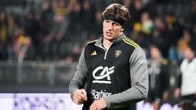 Oscar Jegou en marge de son retour à la compétition avec le Stade Rochelais en Top 14, le 2 novembre 2024