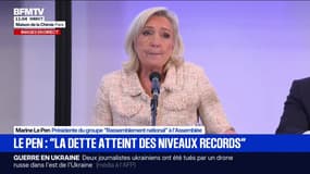 Contre-budget du RN: Marine Le Pen se dit prête à "engager le bras de fer avec l'Union européenne" pour obtenir une "baisse de la contribution" de la France