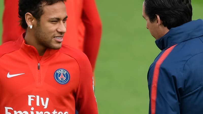 Neymar et Unai Emery