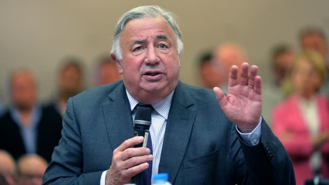 Gérard Larcher lors d'un meeting pour la reconstruction de la droite et du centre à Valenciennes, le 21 juin 2019