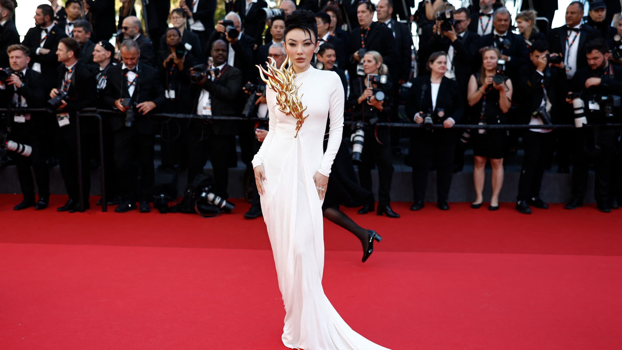 Jessica Wang au Festival de Cannes 2024