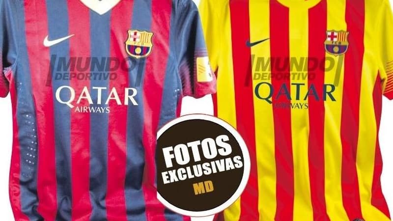 Les maillots du FC Barcelone 2013-14