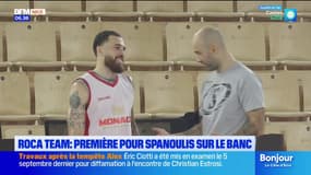 AS Monaco Basket: premier entraînement pour le nouvel entraîneur de la Roca Team, Vassilis Spanoulis