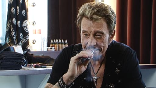 Johnny Halliday, en 2012