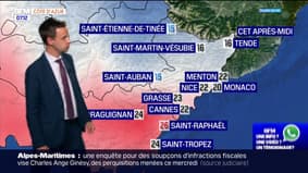 Météo Côte d’Azur: du soleil sur la côte et de la pluie dans les terres ce jeudi, il fera 22°C à Nice