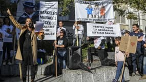 La famille de Myriam Sakhri a manifesté mercredi dernier devant le tribunal de Lyon.