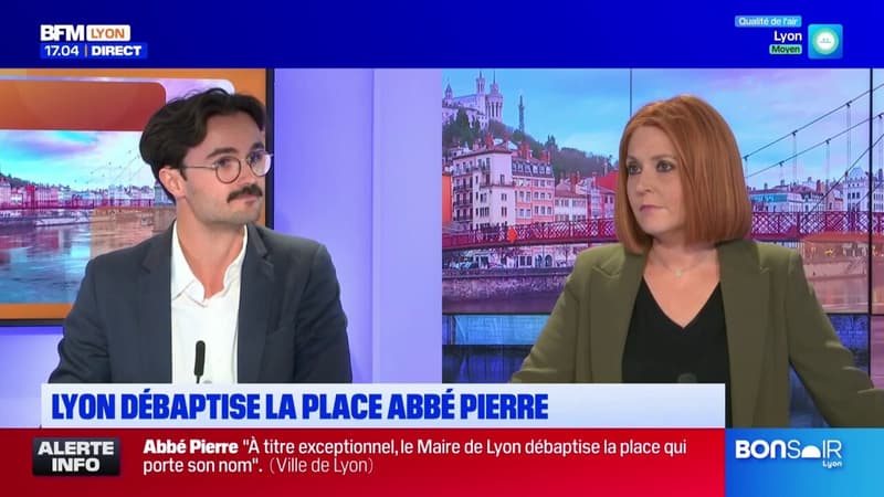 Lyon débaptise la place Abbé Pierre à La Duchère (1/1)