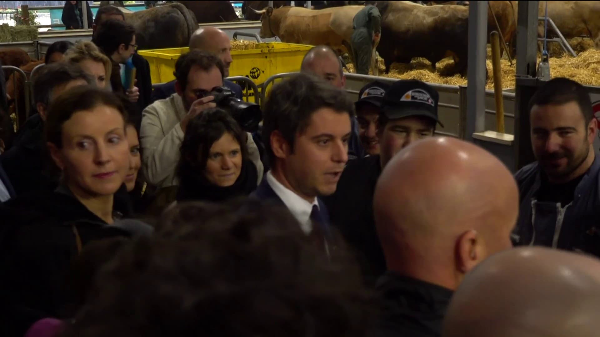 Gabriel Attal au Salon de l'agriculture ce mardi 27 février