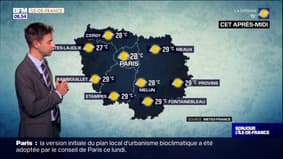 Météo Paris Ile-de-France: un grand ciel bleu et de la chaleur, jusqu'à 29°C à Fontainebleau