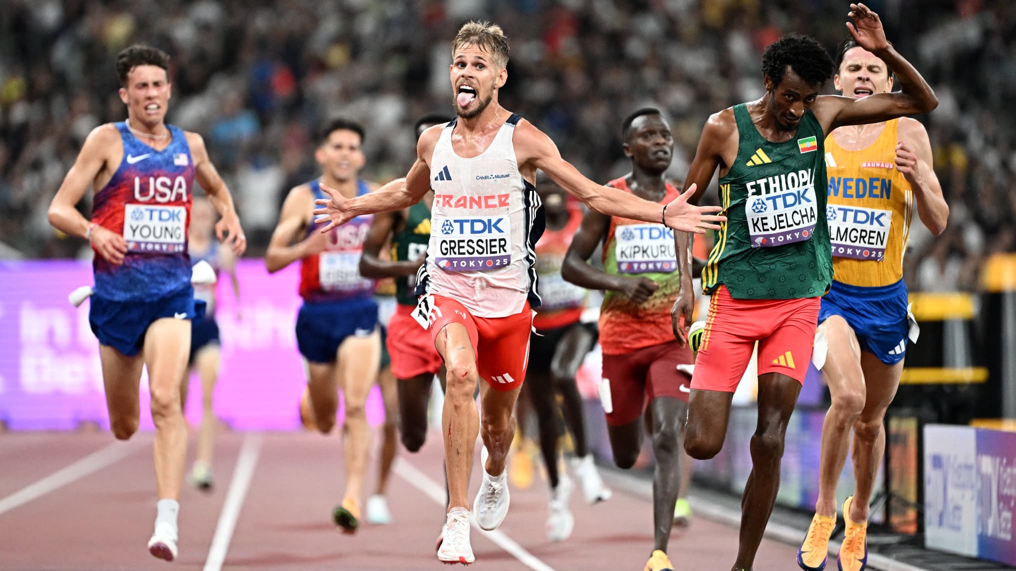JIMMY GRESSIER DANS LA LÉGENDE: LE COUREUR FRANÇAIS CHAMPION DU MONDE DU 10.000M APRÈS UN SPRINT D'ANTHOLOGIE