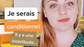 MaîtressAdeline enseigne quelques règles de grammaire sur TikTok.