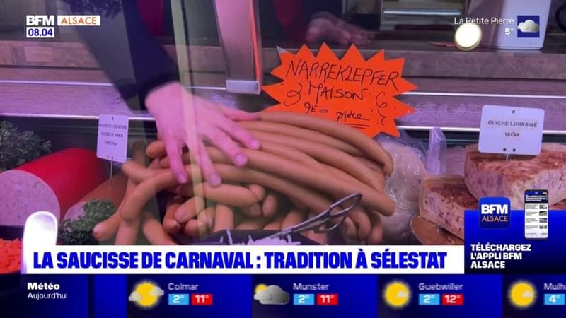 Sélestat: la tradition de la saucisse du carnaval