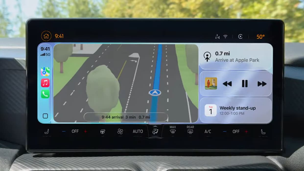 La nouvelle interface Carplay
