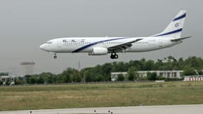 Un avion de la compagnie israélienne El Al atterrit à l'aéroport d'Orly (photo d'illustration)