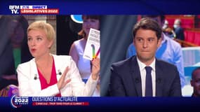 Clémentine Autain à Gabriel Attal: "Vous ne pouvez pas comparer la Nupes avec ce qui a été fait sous le quinquennat Hollande"