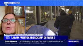 "C'est une fausse gestion, c'est un camouflage": Anne Souyris dénonce les expulsions de migrants et de SDF à Paris avant les JO
