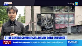 Évry-Courcouronnes: le centre commercial de Thorigny ravagé par un incendie, les riverains sous le choc 