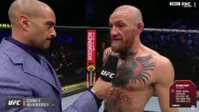 Conor McGregor après sa défaite contre Poirier
