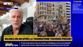 Inondations à Valence, 1 an après: "Les aides promises n'arrivent pas", affirme un entrepreneur sur place