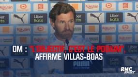 OM : "L’objectif, c’est le podium", affirme Villas-Boas