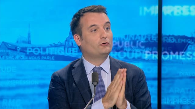 Florian Philippot sur le plateau des GG