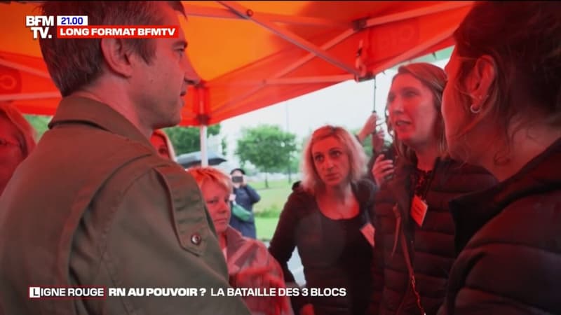 LIGNE ROUGE - François Ruffin à la conquête des électeurs tentés par le Rassemblement national