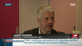 Faute morale ou faute politique pour Laurent Wauquiez? Ca fait débat sur RMC