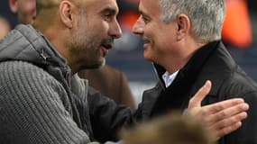 Pep Guardiola et José Mourinho