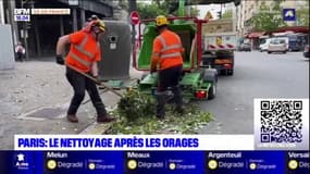 Paris: l'heure est au nettoyage après le violent orage de mardi